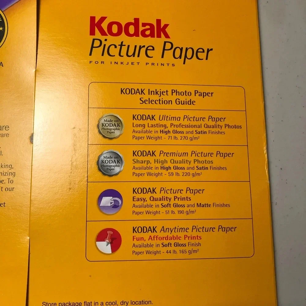 Kodak Picture Paper 15 Soft Gloss Sheets